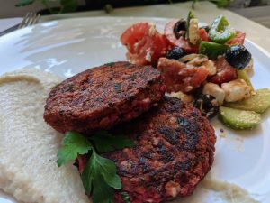 Kotlety z soczewicy i buraków