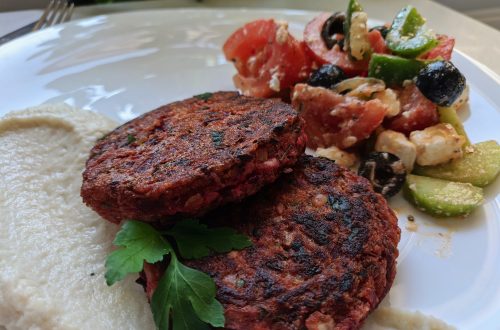 Kotlety z soczewicy i buraków